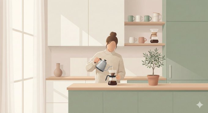 Scandinavian-Style Minimal Illustration of [SUBJECT]