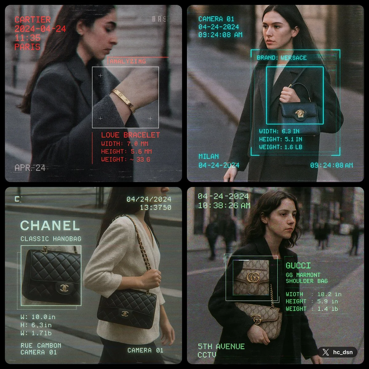 Sci-Fi CCTV Footage with Brand Product Analysis