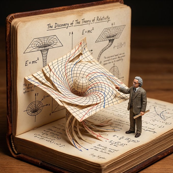 Scientific Discovery Pop-Up Diorama Journal