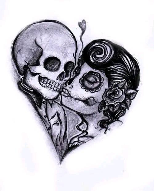 SVG: Skull Heart