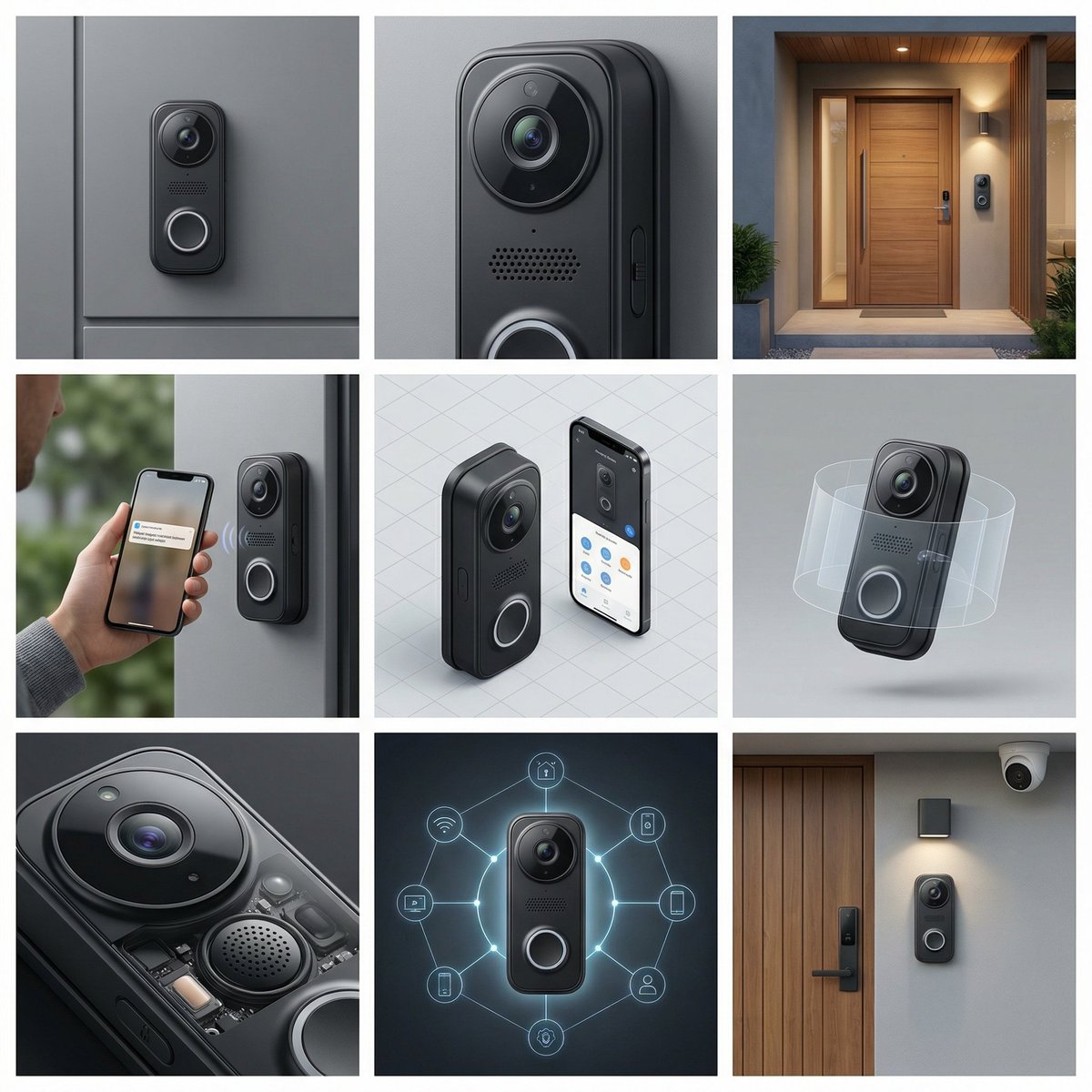 Smart Doorbell Product Showcase and Feature Details
