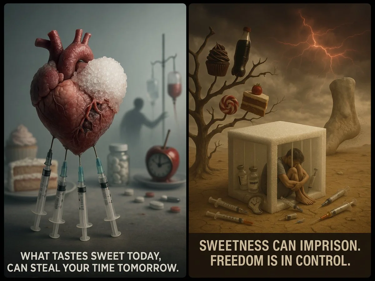 Surrealistic Image about Diabetes