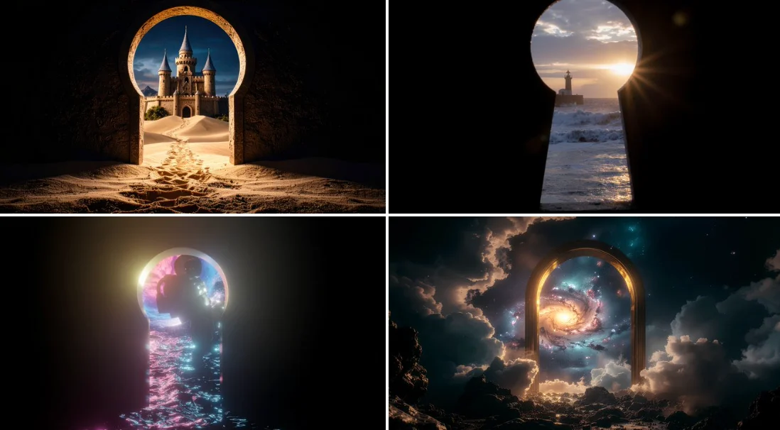 Through Material Keyhole to Mythical World
