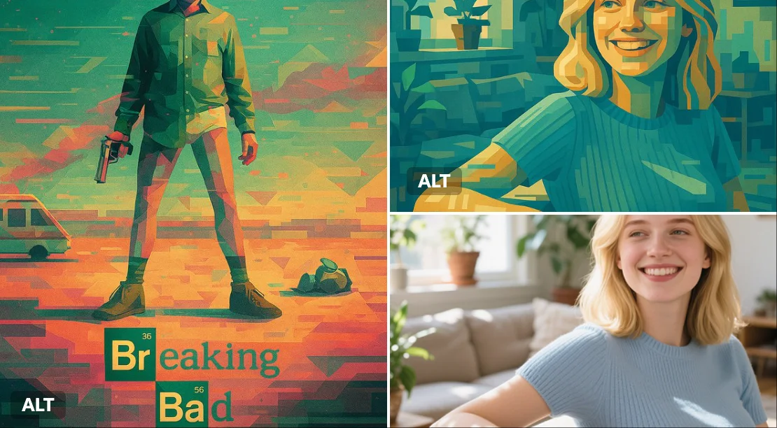 Transform Image into Surreal Geometric Digital Illustration
