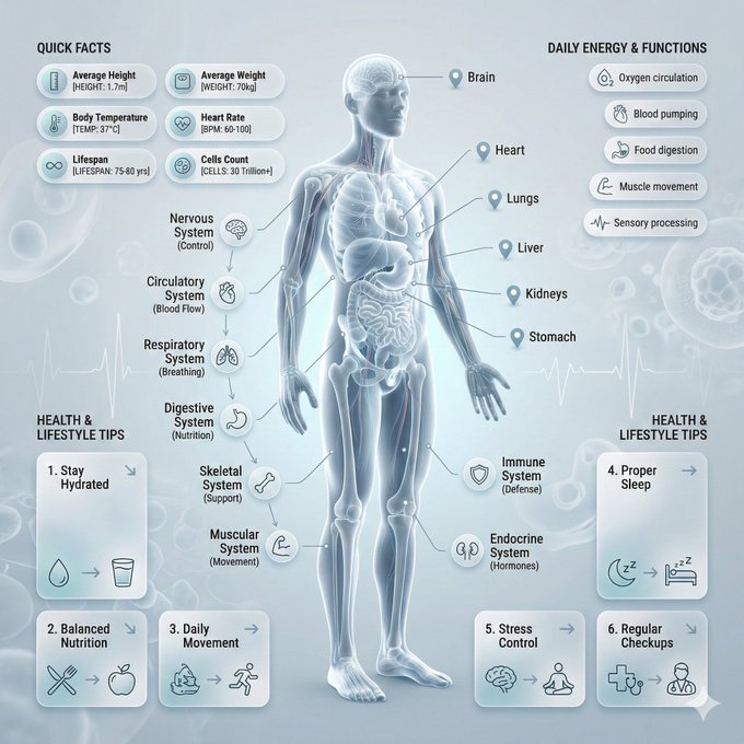 Ultra-clean Modern Medical Infographic Poster