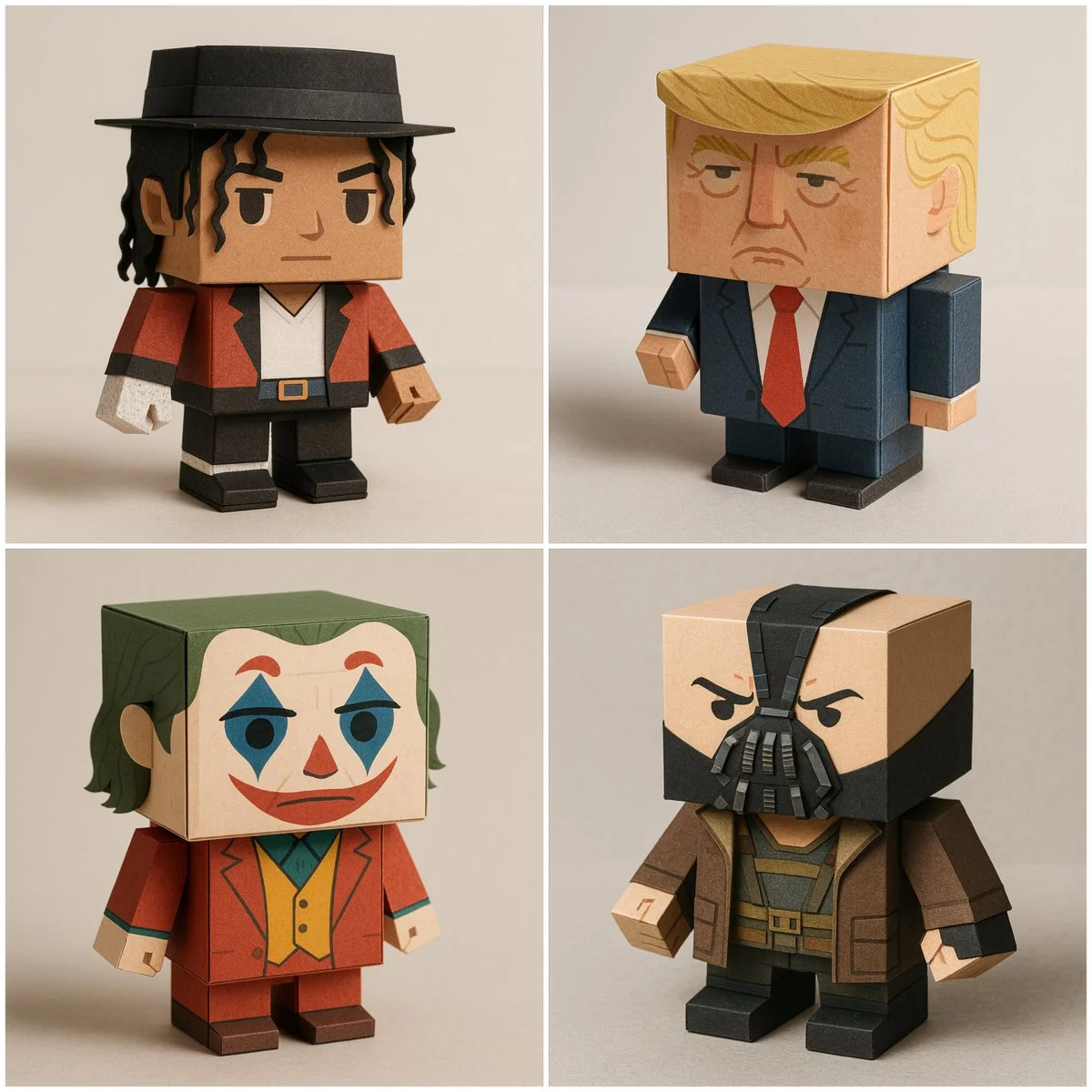 Ultra-Detailed 1×1 Square Papertoy Version of [CHARACTER NAME]