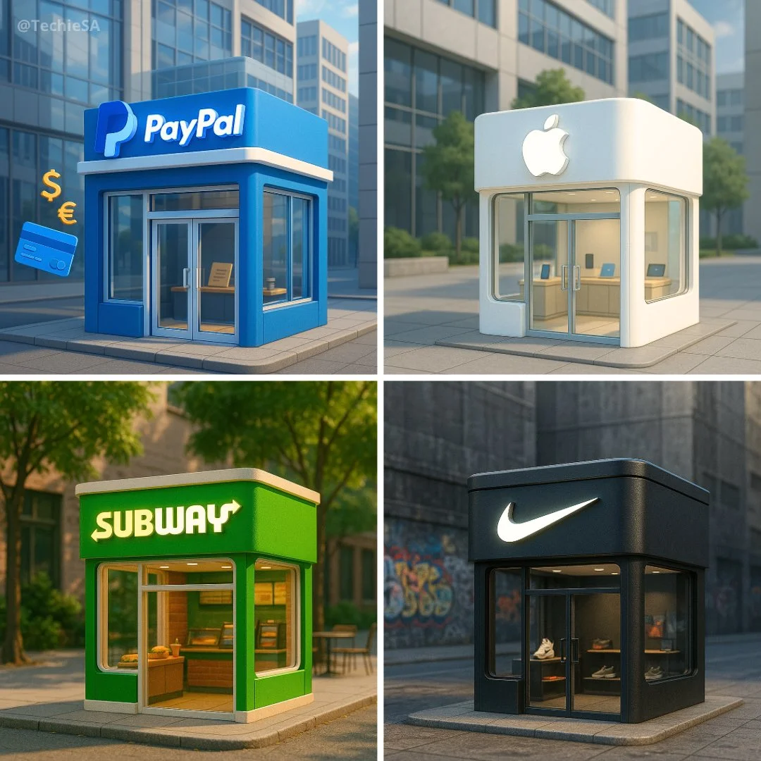 Ultra-realistic 3D Render of a Cute Miniature [BRAND NAME] Storefront Building