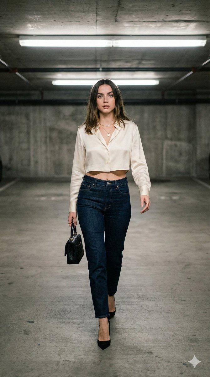 Ultra-realistic Fashion Editorial with Ana de Armas