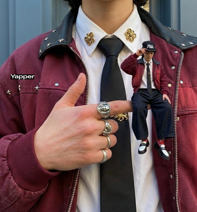 Ultra-realistic surreal fashion composition