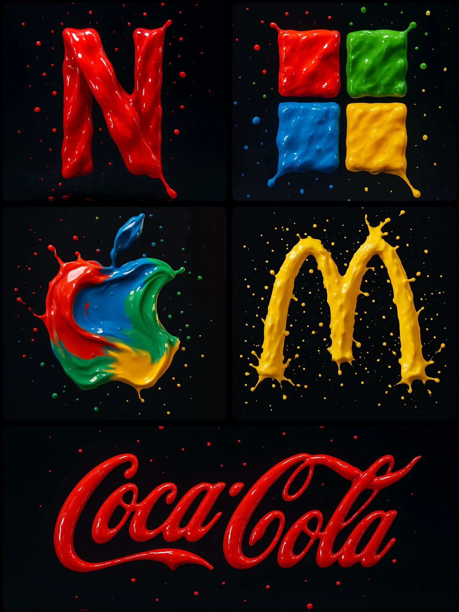 Vibrant Paint Splash Brand Logo