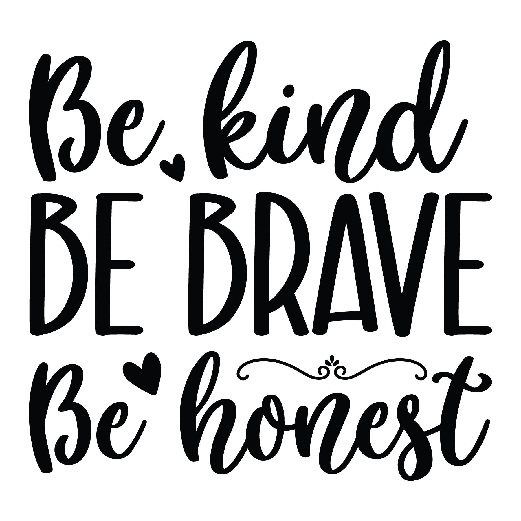 SVG: Kind Brave Honest