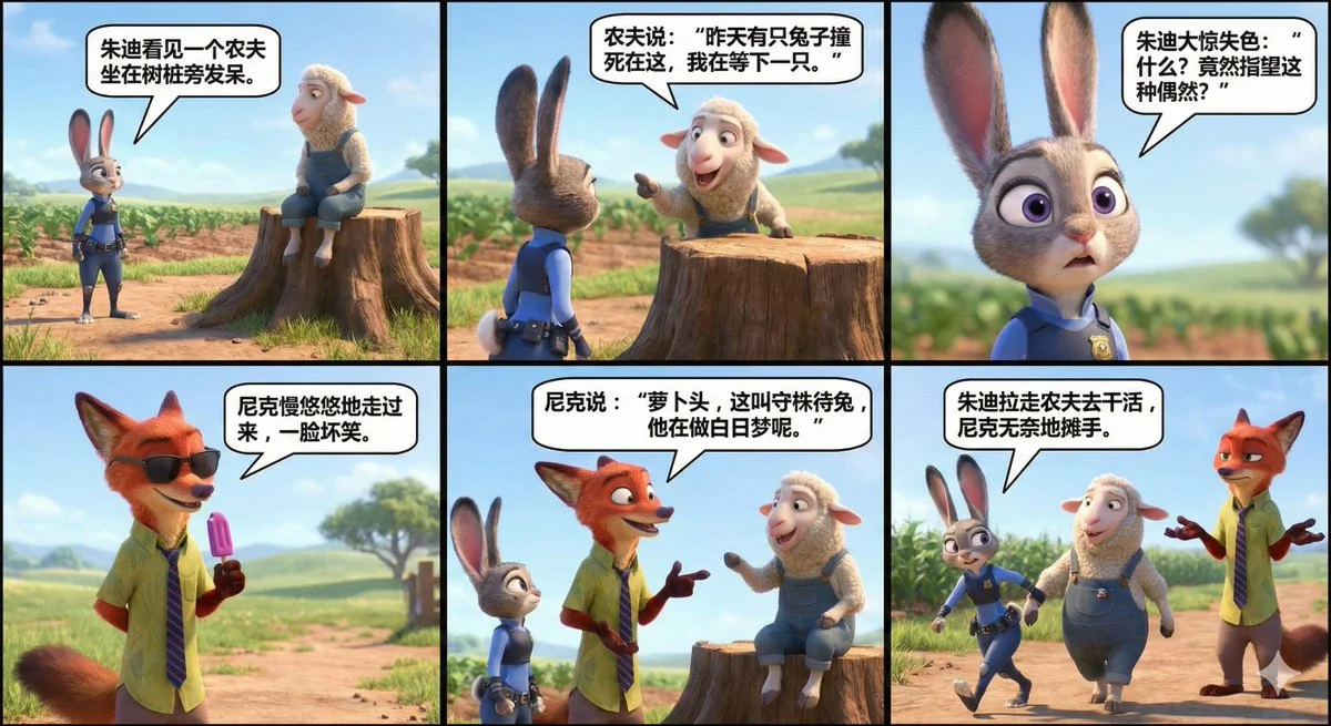 Z-Image: 'Crazy Rich Animals' Style Animation Scene