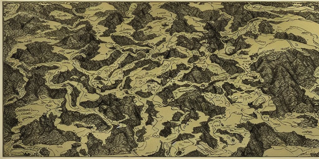 Map Isometric Fantasy World
