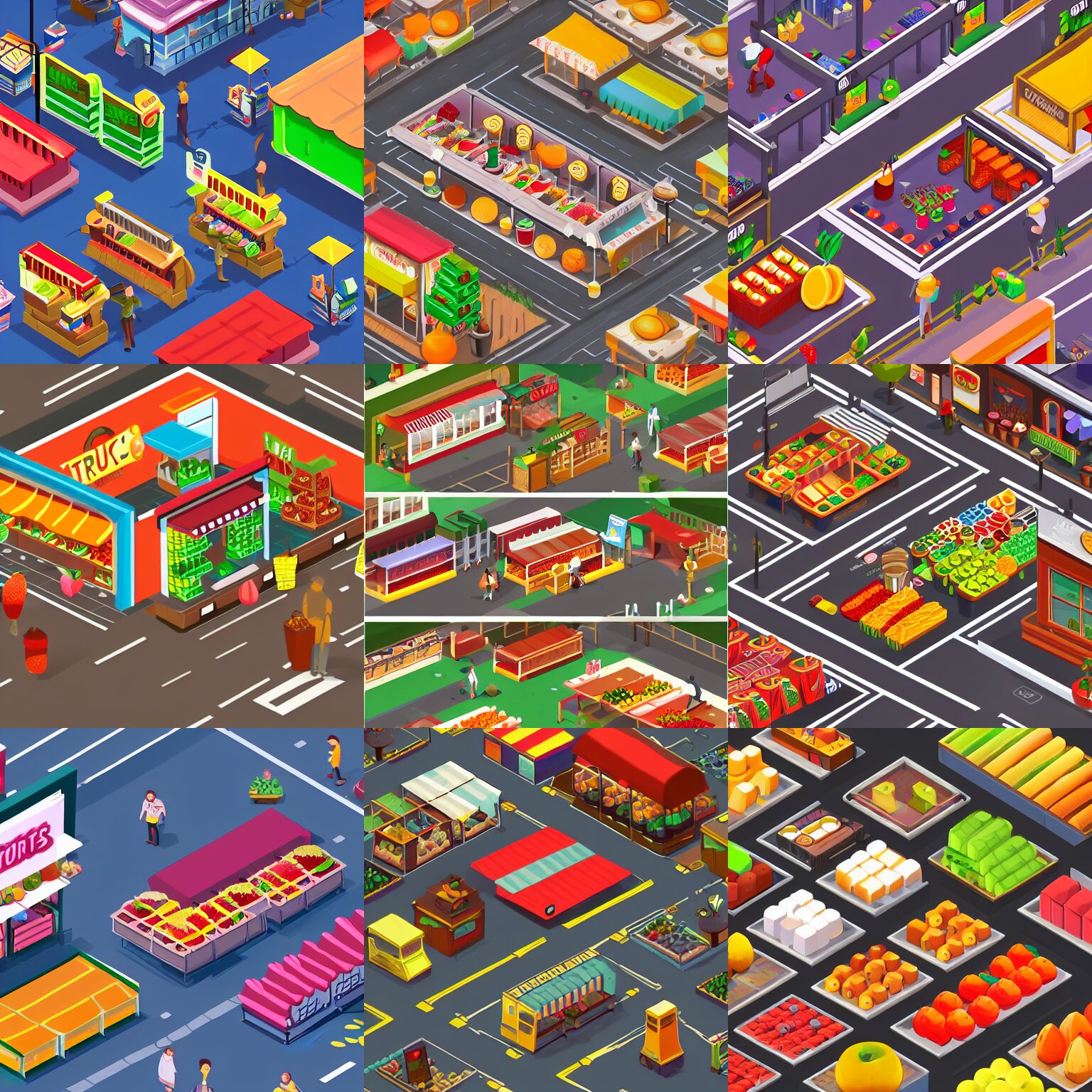 Fruit Store in a Big City