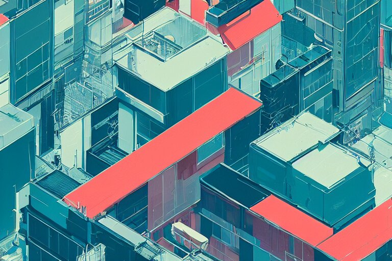 Isometric Traditional Japanese City