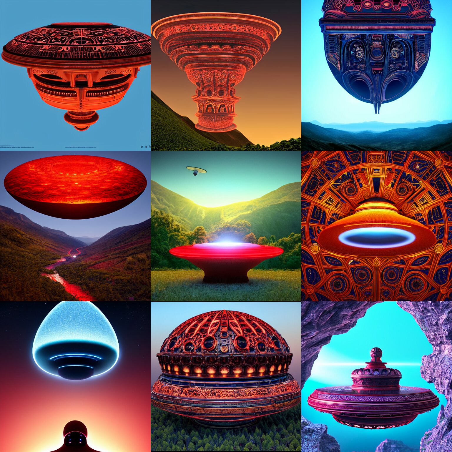 Sentient Ufo : : in a Valley