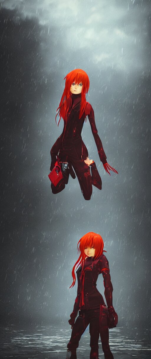 Asuka Langley in a Dishonored Town