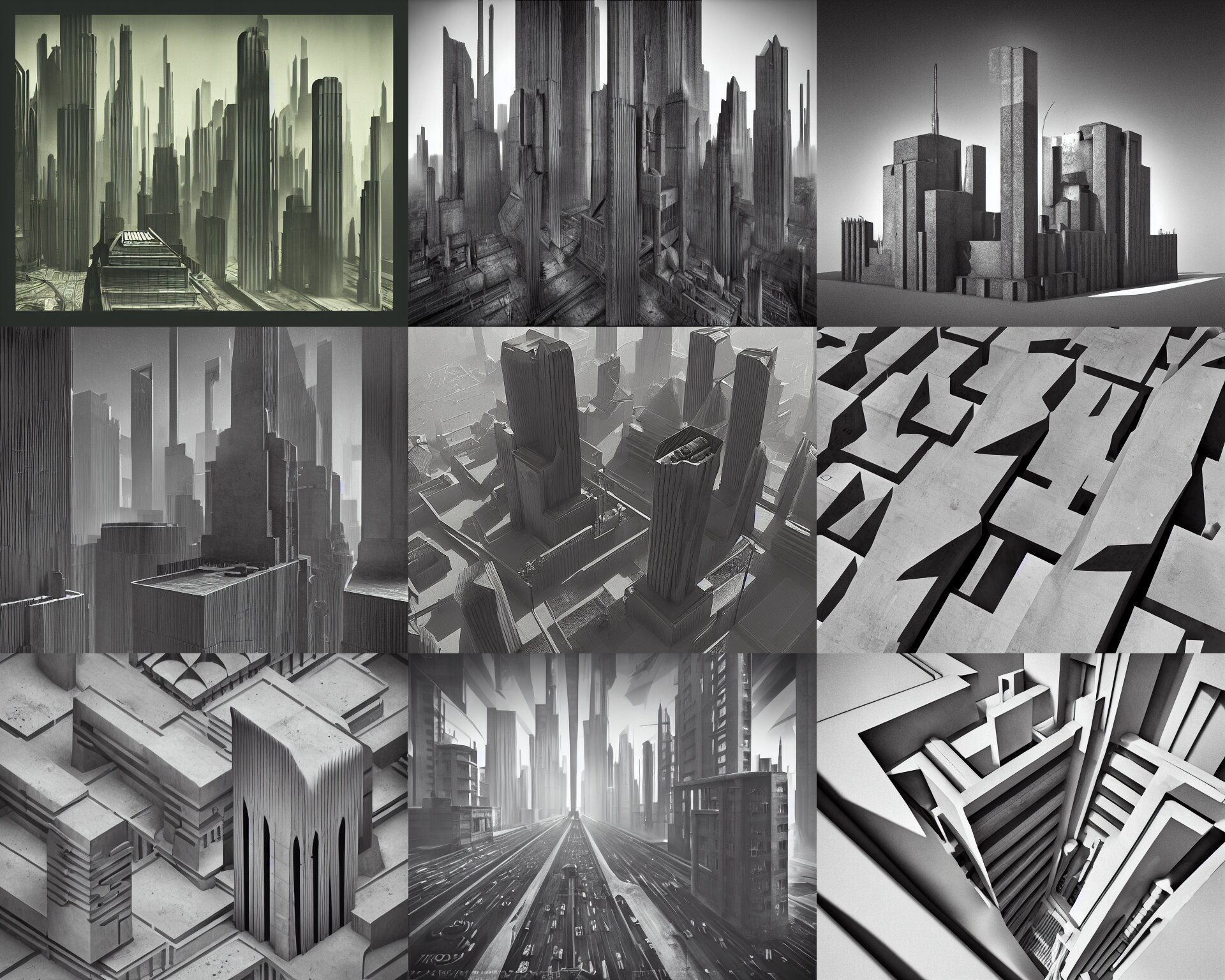 Music Album Cover Brutal Concrete Architecture