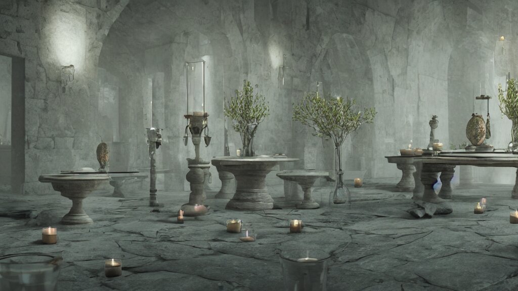 Complex Ancient Alchemists Interior