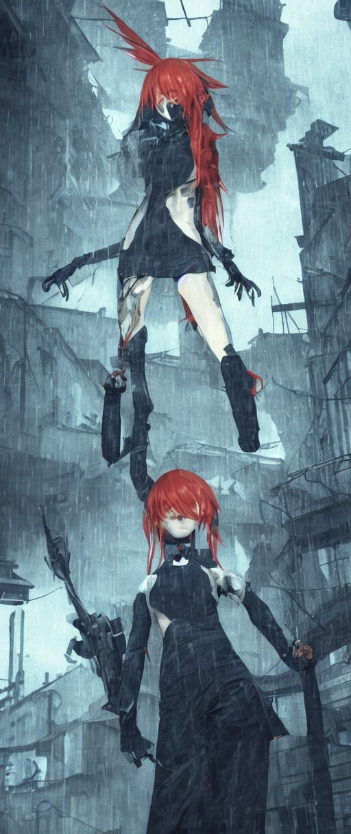 Asuka Langley Showing Her Outsider's Mark in a Dishonored Town