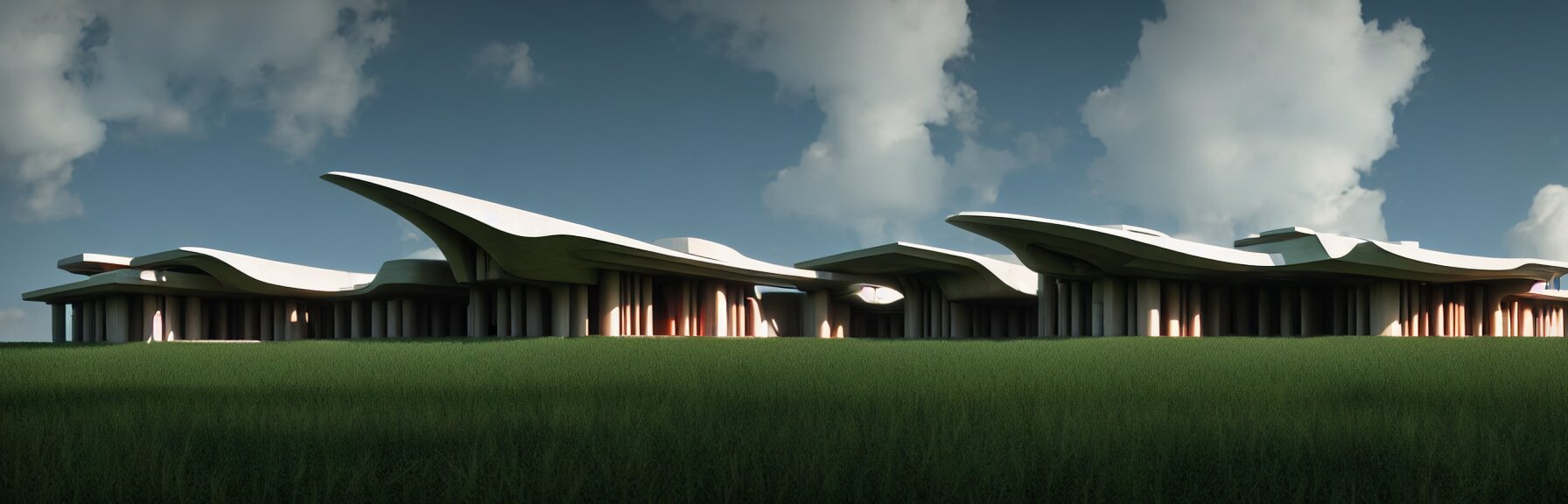 Futuristic Rural Architectural Masterpiece