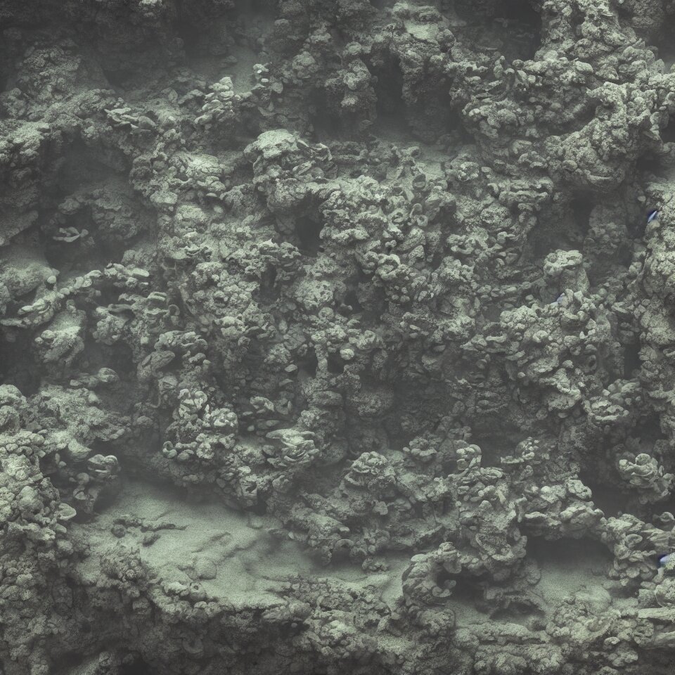 Ancient Japanese Architectural Complex under the Sea