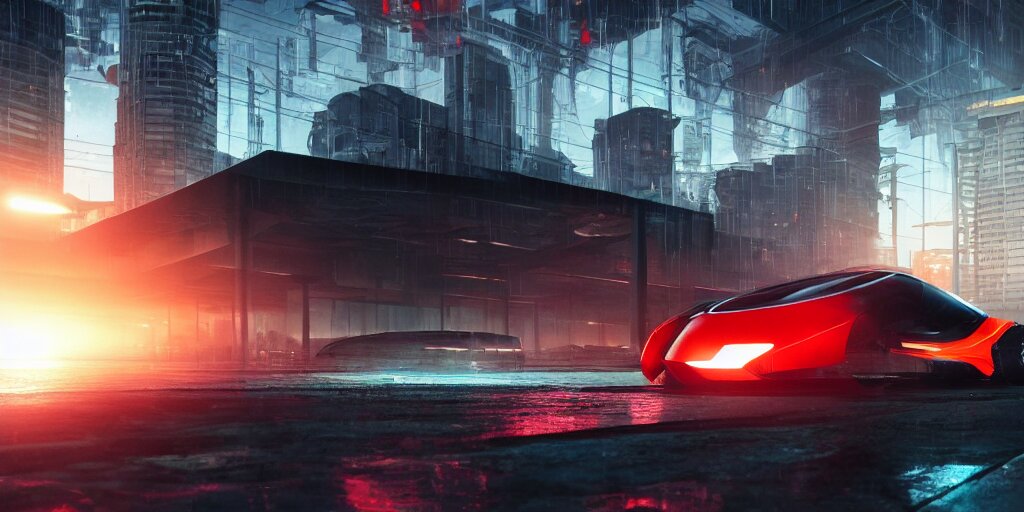 Futuristic Electro Car