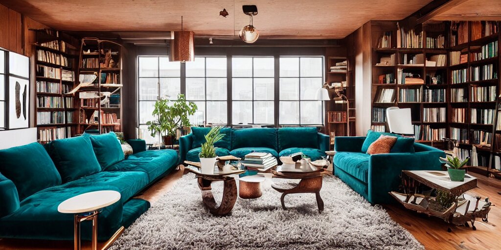 Insanely Detailed Cozy Contemporary Living Room