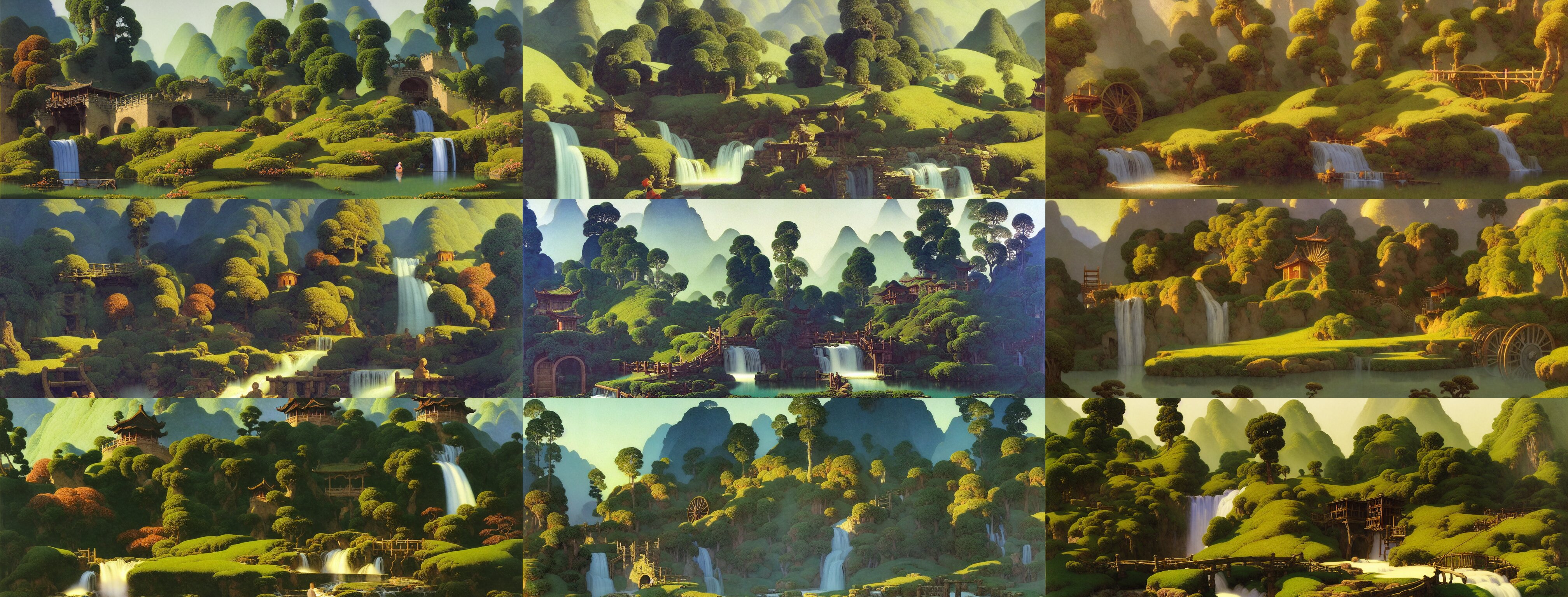 Gorgeous Early Spring Landscape Painting