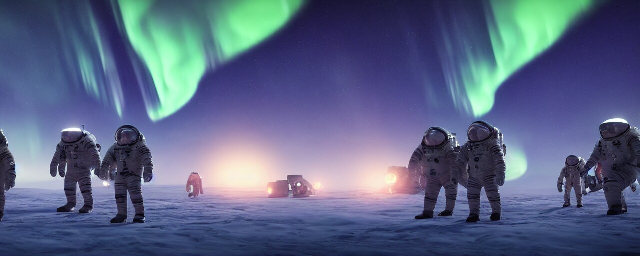 Northern Lights and Astronauts