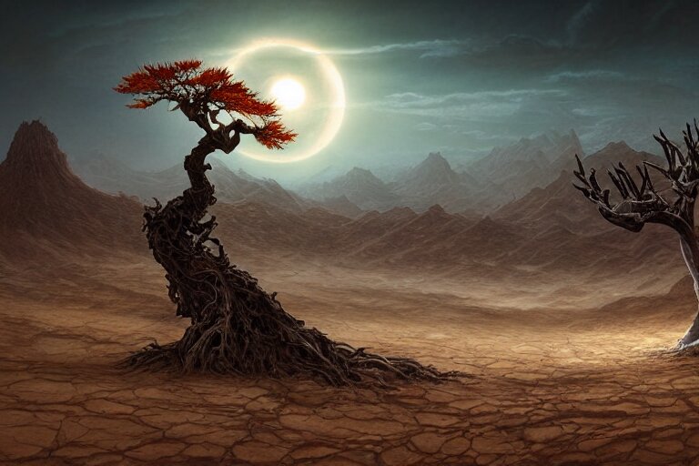 Cinematic Fantasy Landscape Painting