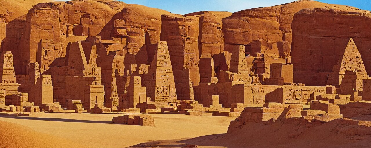 Massive Egyptian Stone Temple in All its Glory