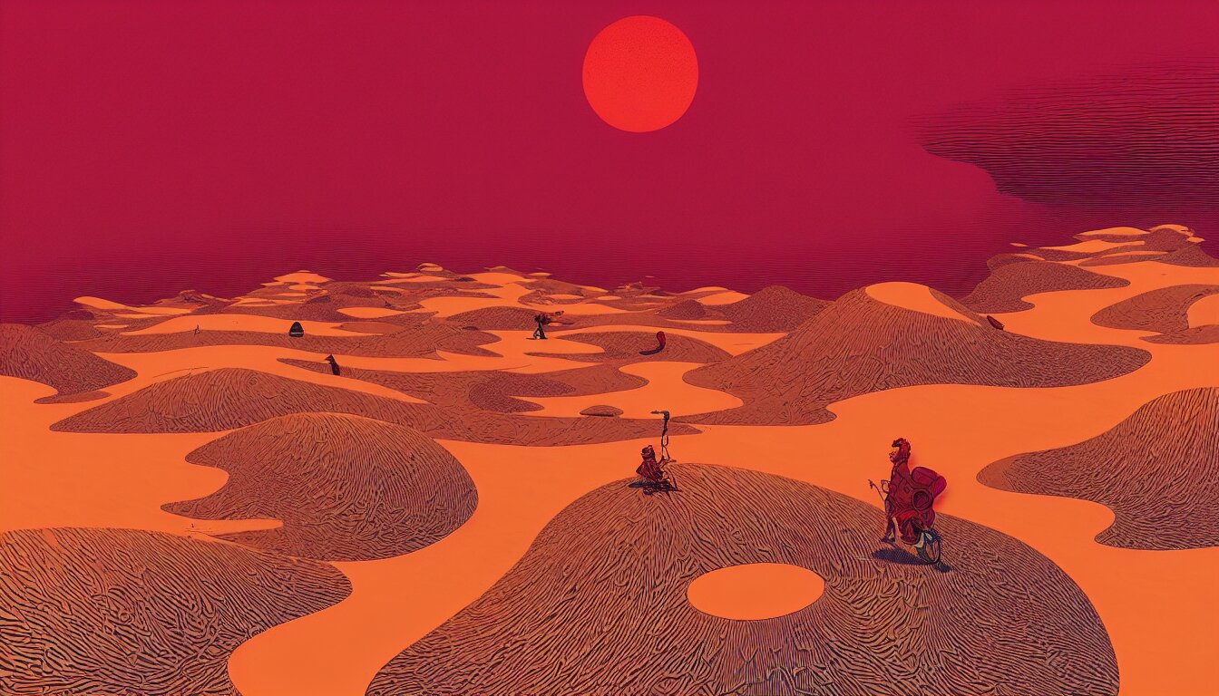 Desert Dunes Jamie Hewlett