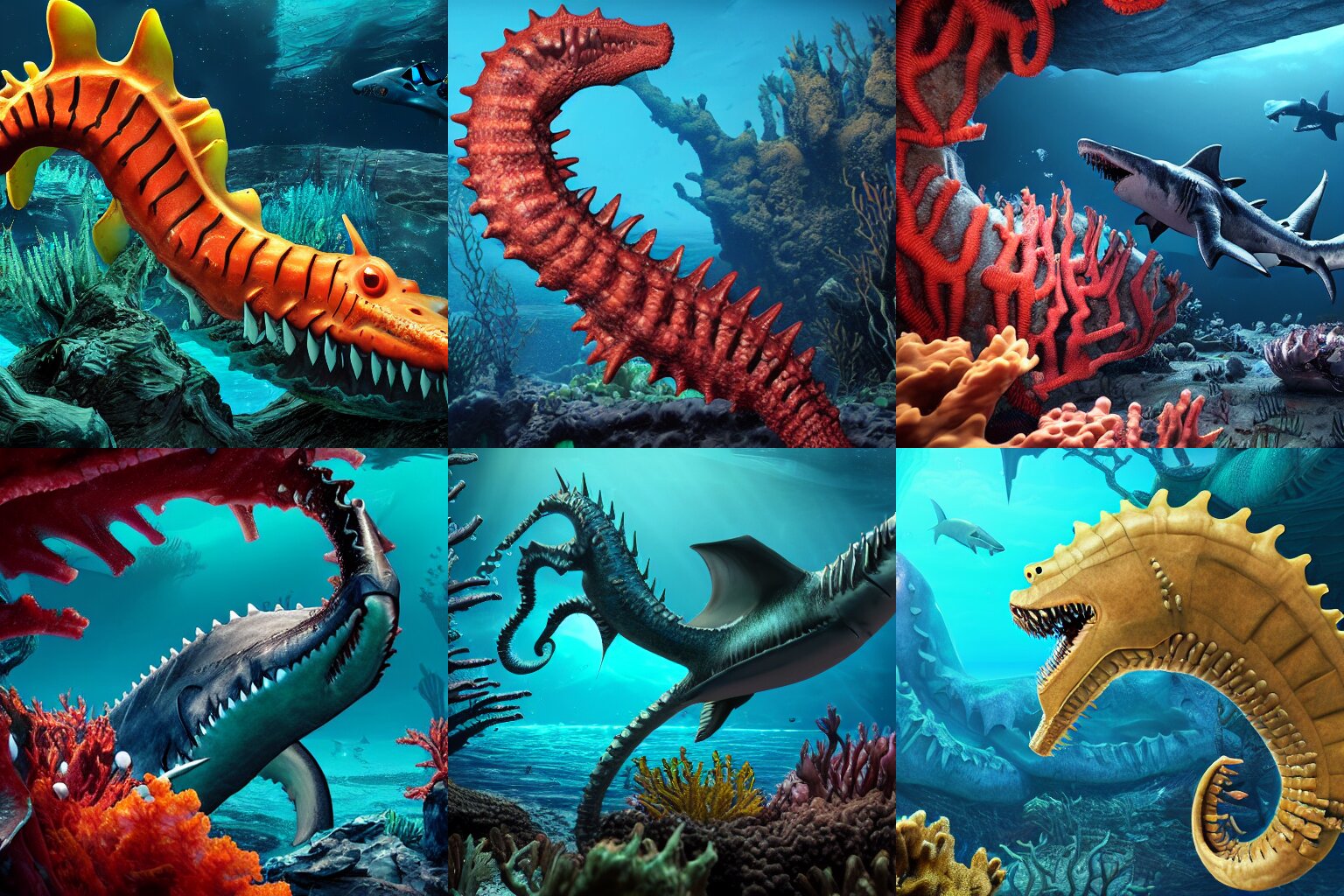 Monstrous Seahorse Leviathan