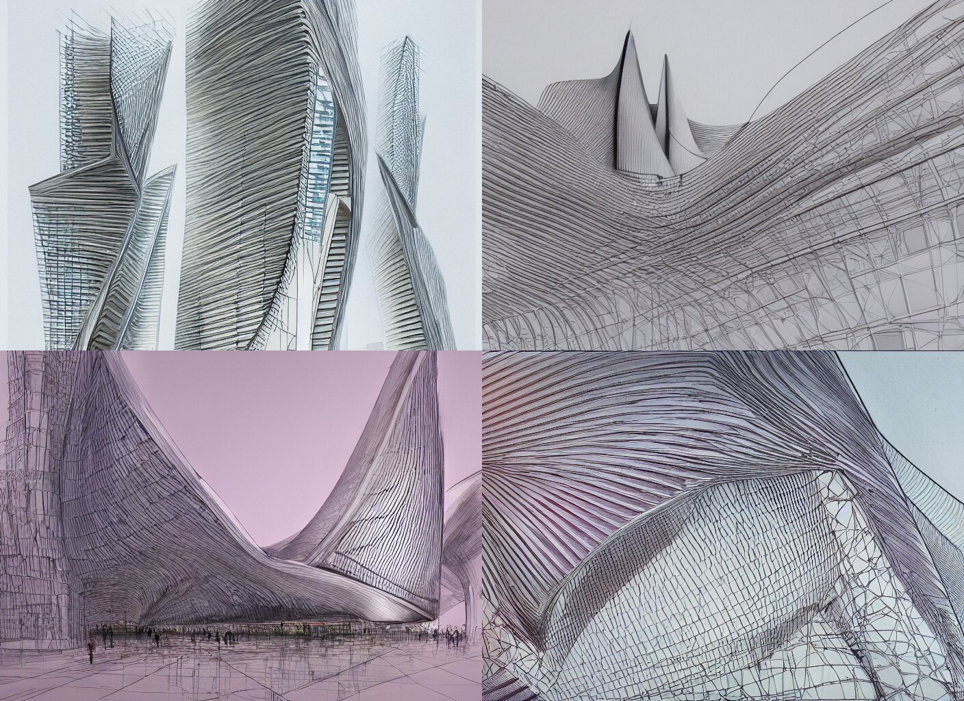 Beautiful Architectural Render of Architecture of Doom