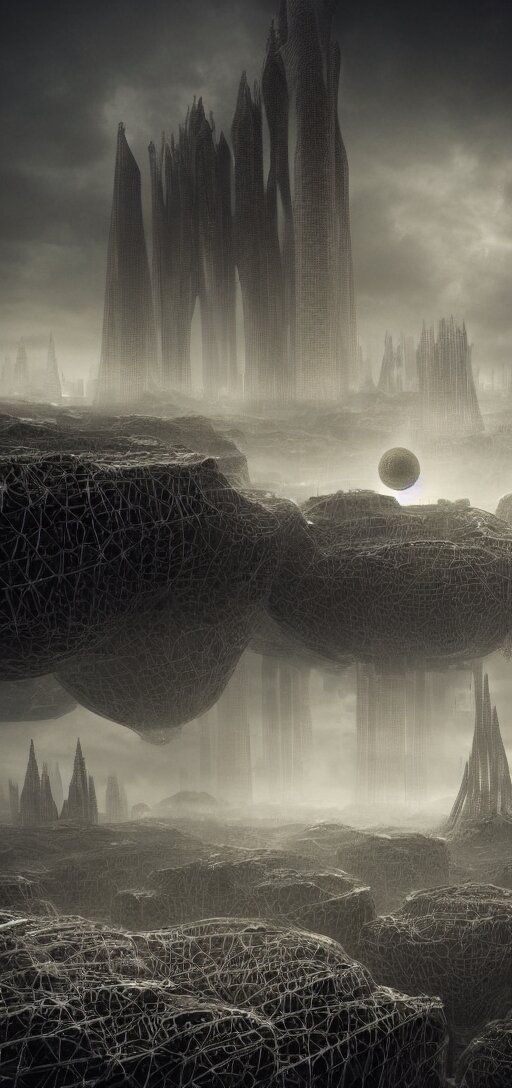 Moody Landscape Exoplanet