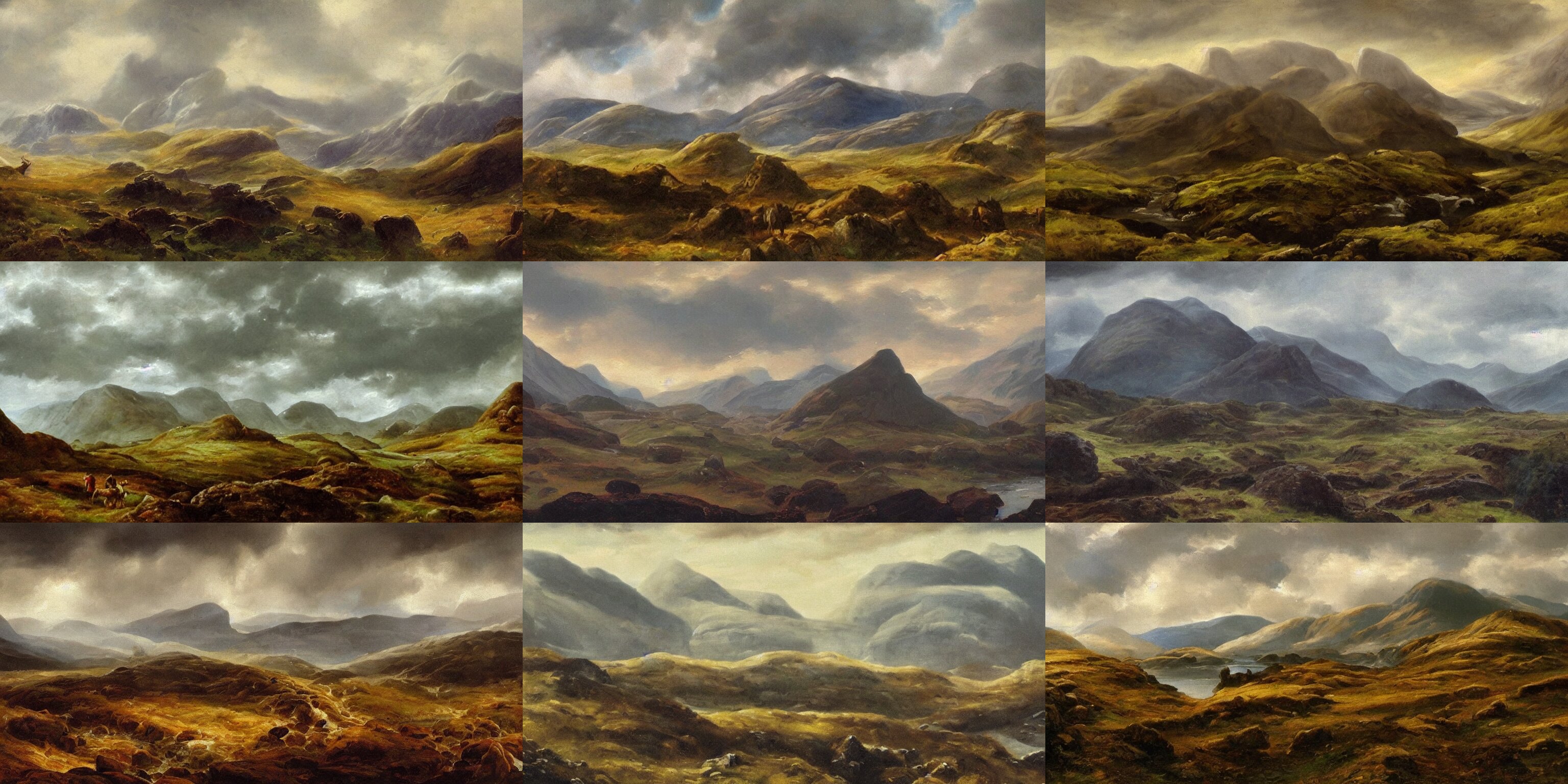 Landscape of Ancient Scotland During the Age of the Celtic Picts