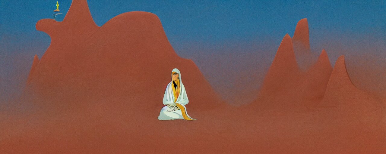 Deep Golden Sand Desert