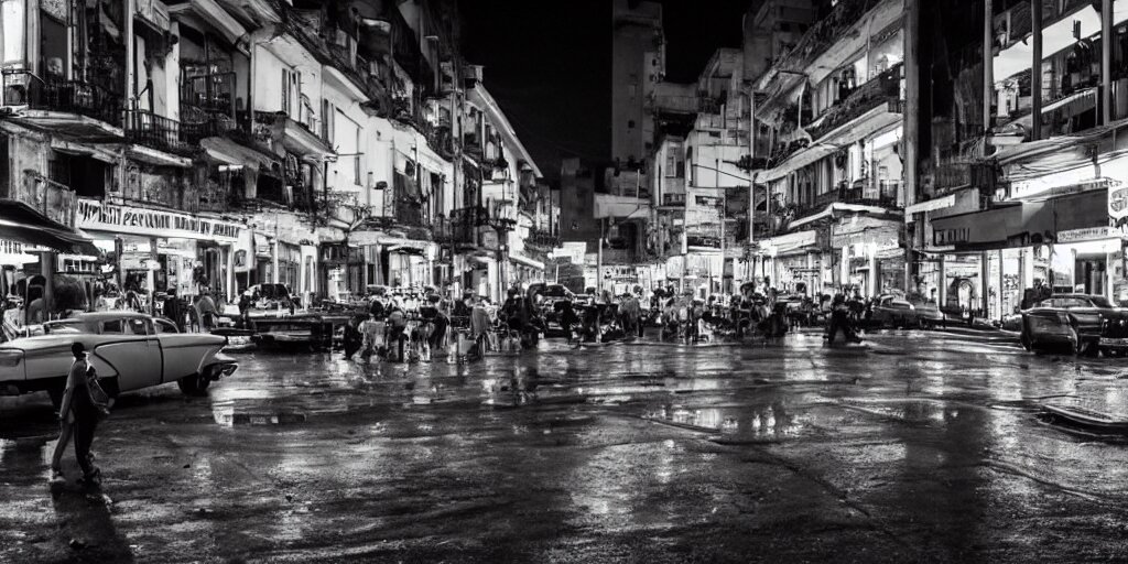 Cyberpunk Cuba Street Crowd