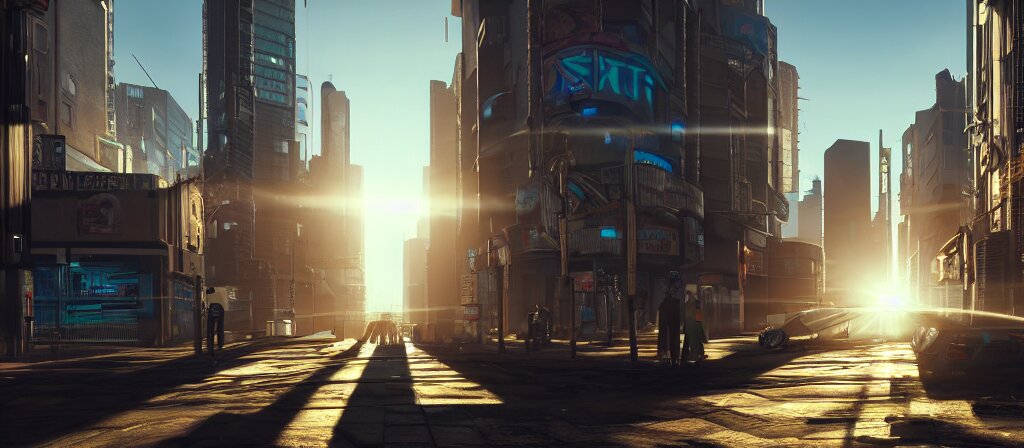 Photorealistic Cyberpunk City Streets