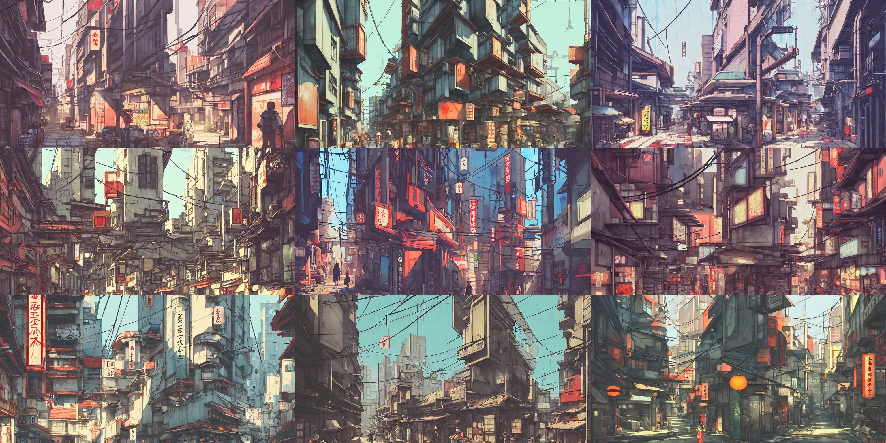 Japanese Downtown Architecture