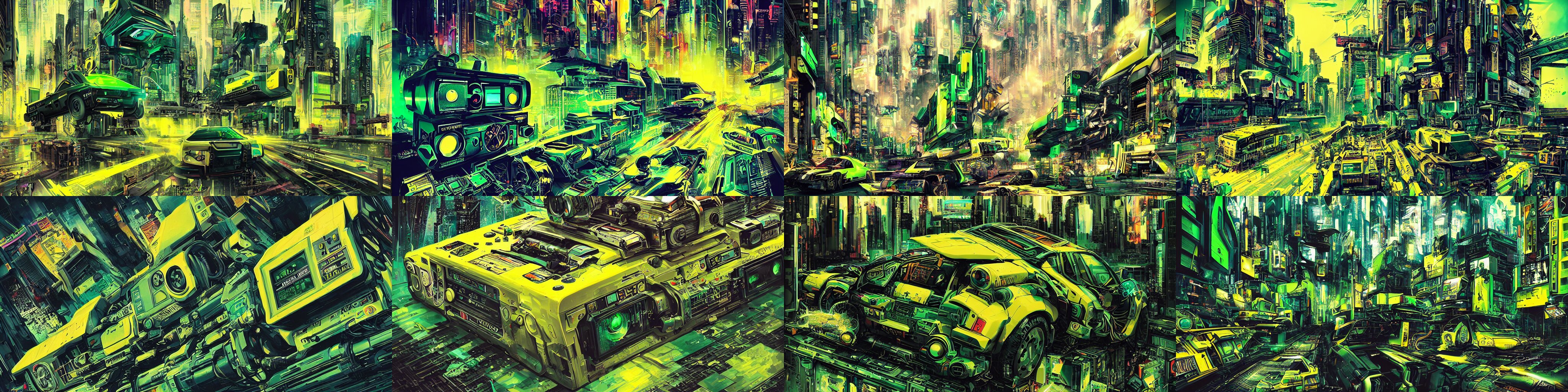 Ghetto Blaster Cyberpunk