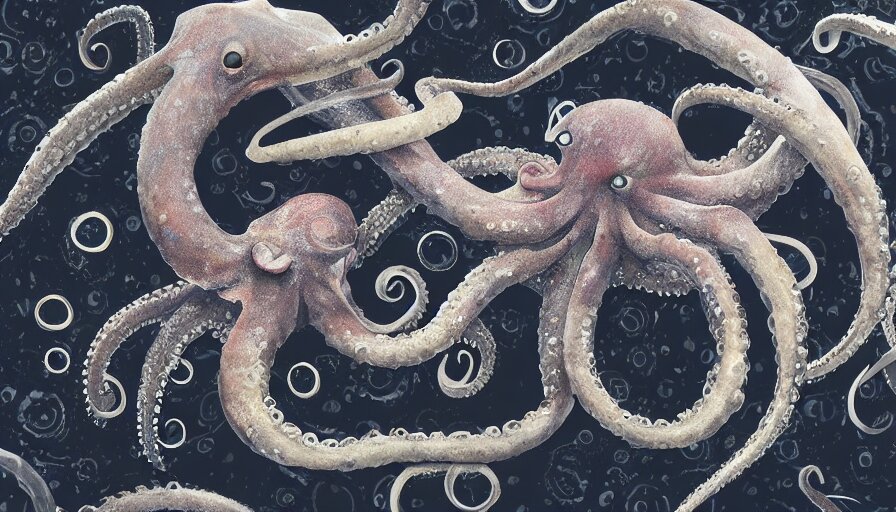 Beautiful High Quality Photo of an Octopus