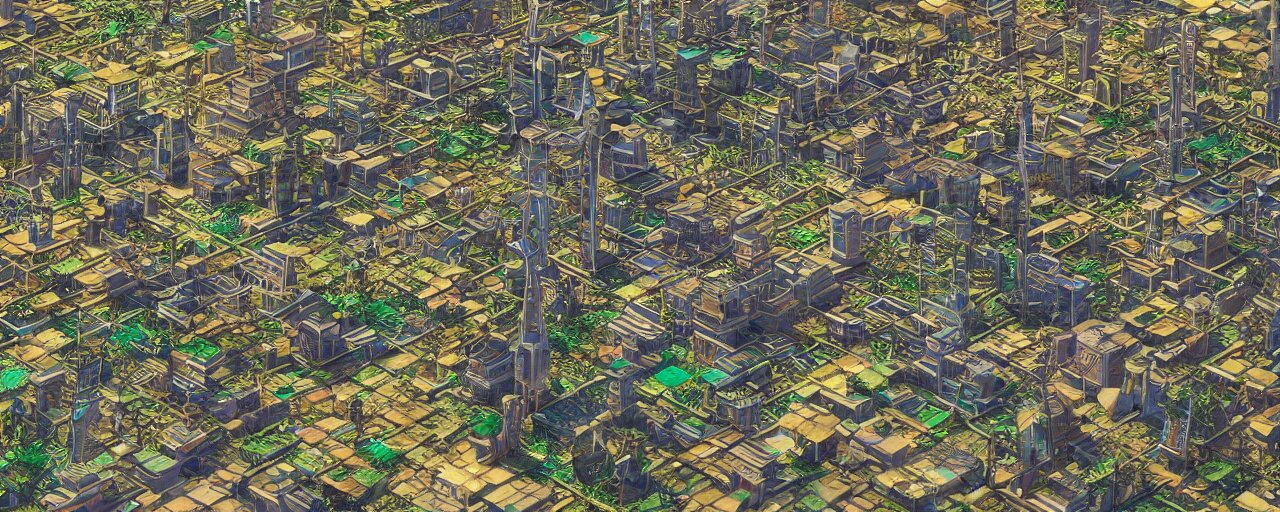 Solarpunk African City