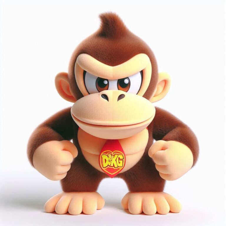 Adorable Cotton Plush Donkey Kong