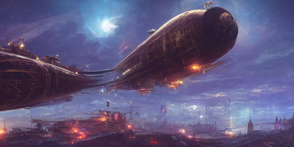 Airship Powered Steampunk