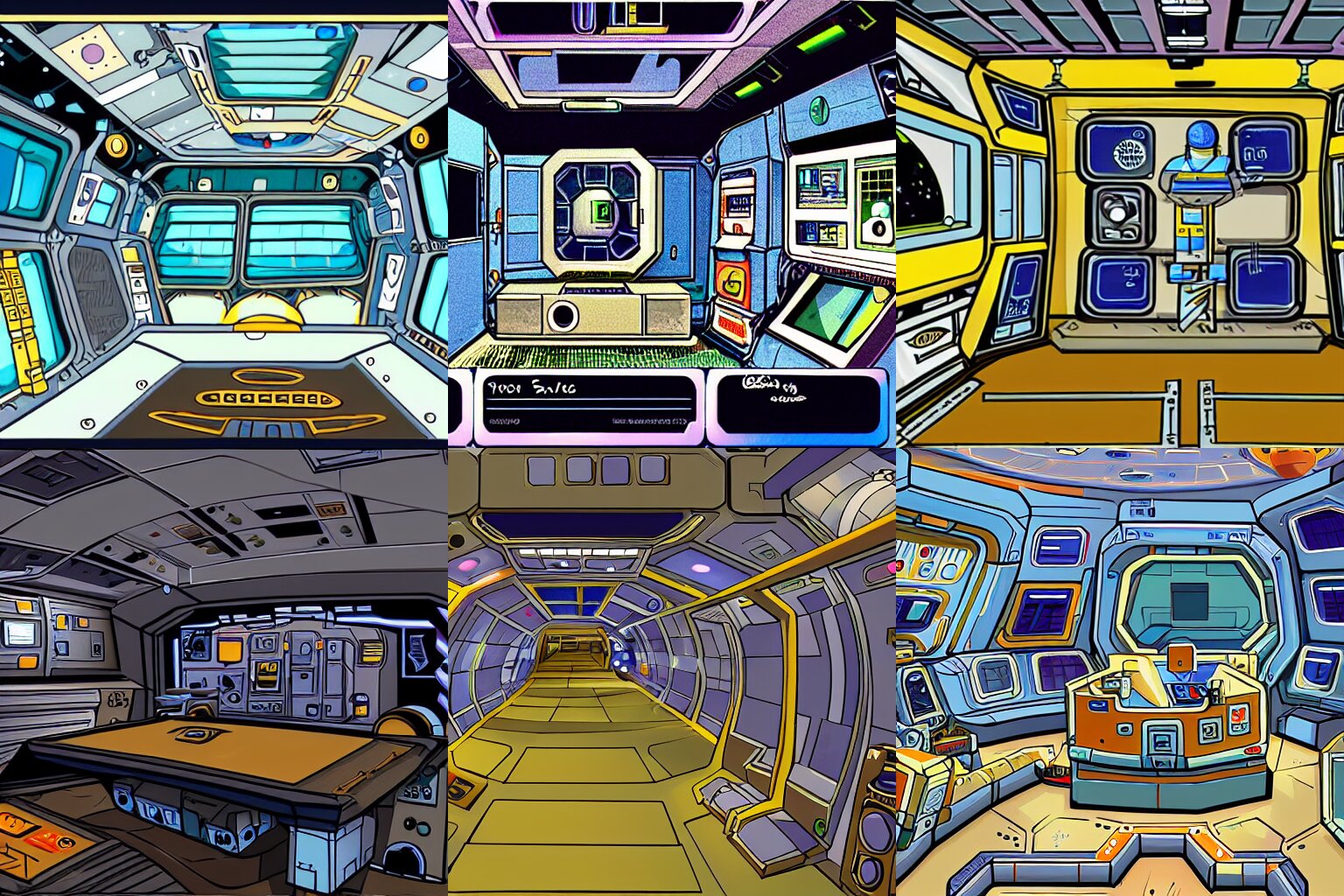 Inside a Space Station