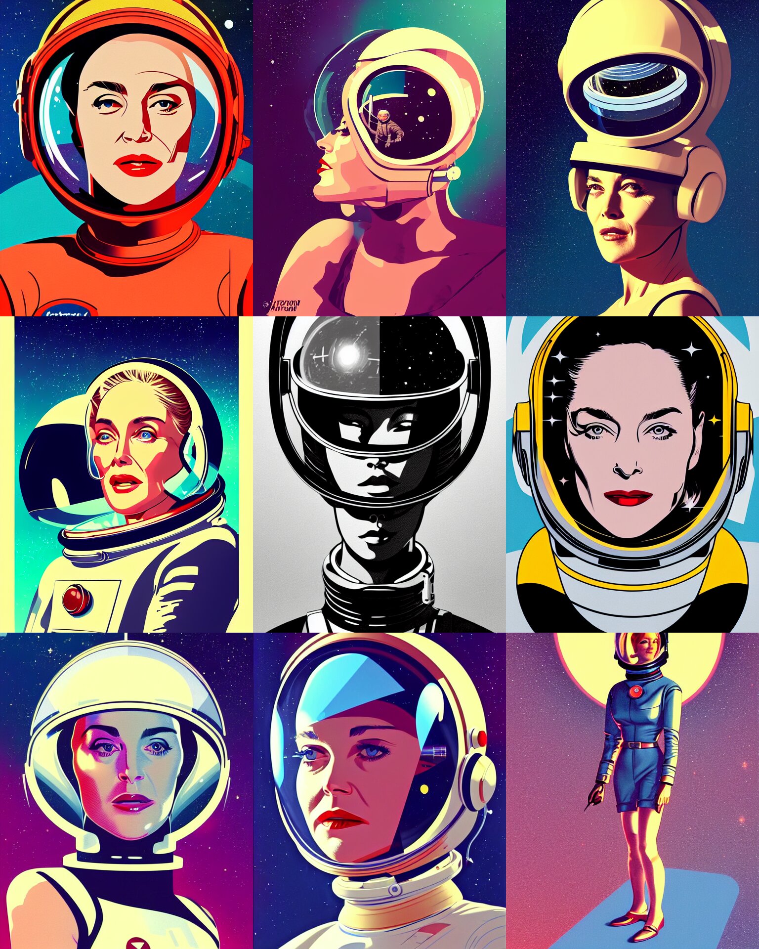 Sharon Stone 2 6 Years Old Astronaut
