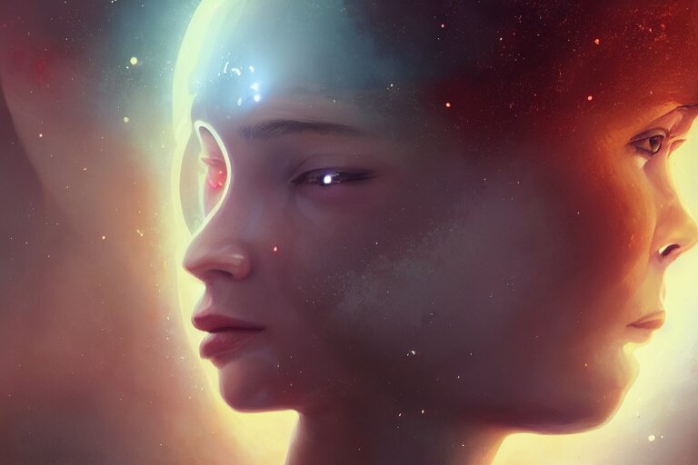 Cinematic Closeup Portrait of Astronauts Discovering a Planet Made of Salt