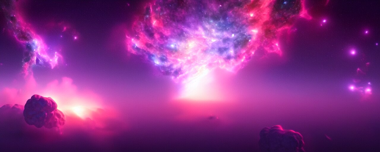 Cool Minimalist Cinematic Render of Atmospheric Space